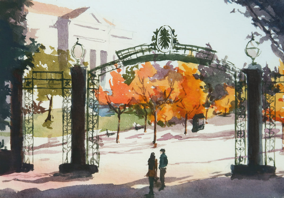 Sather Gate Print