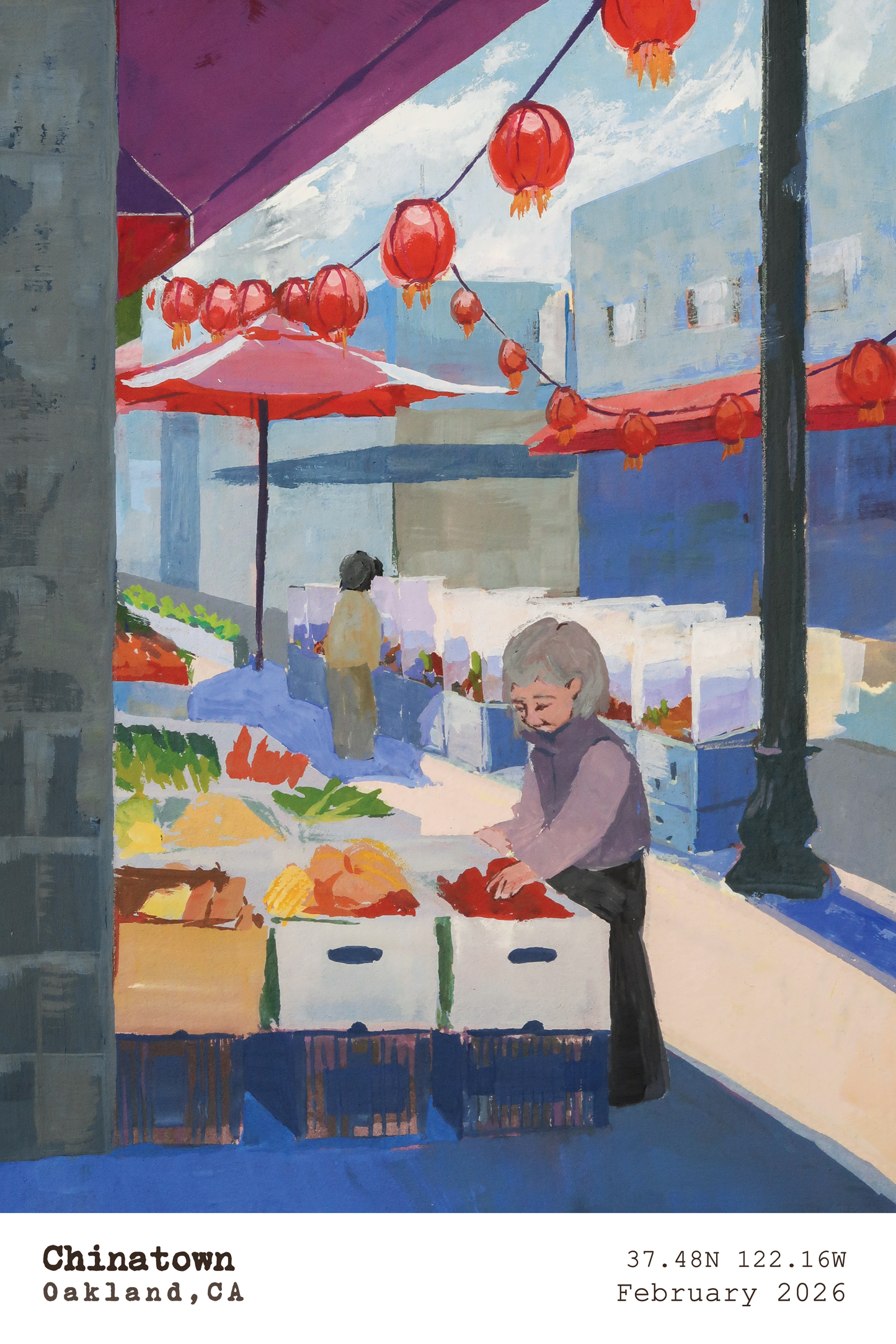 Oakland Chinatown Postcard