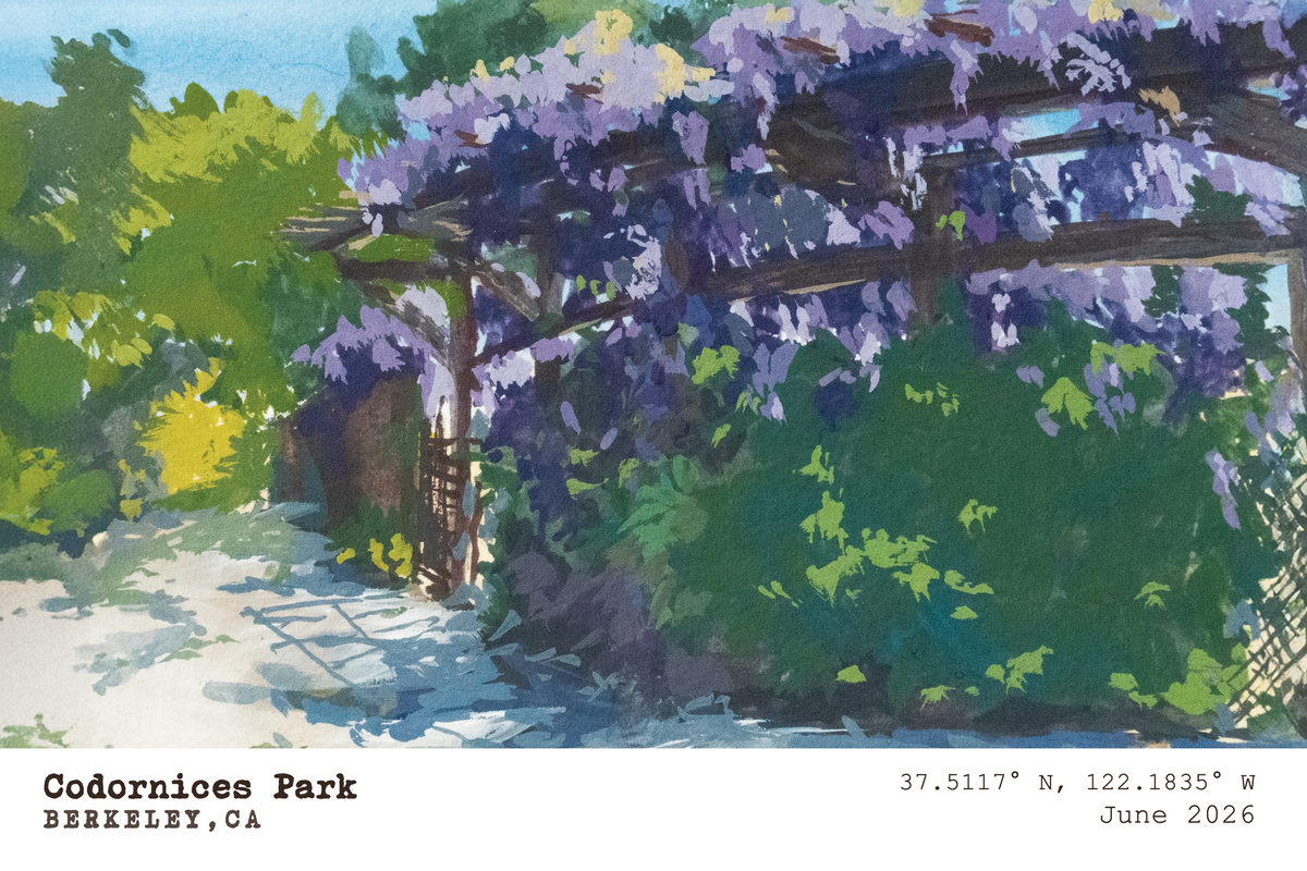 Codornices Park Postcard