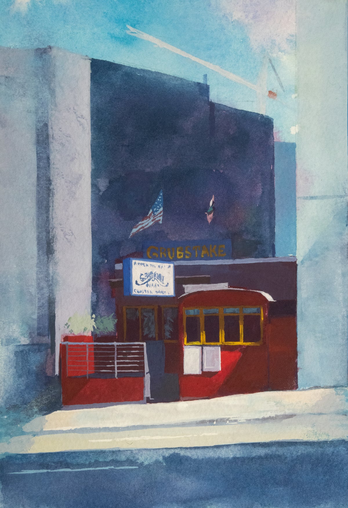 Grubstake Diner Postcard